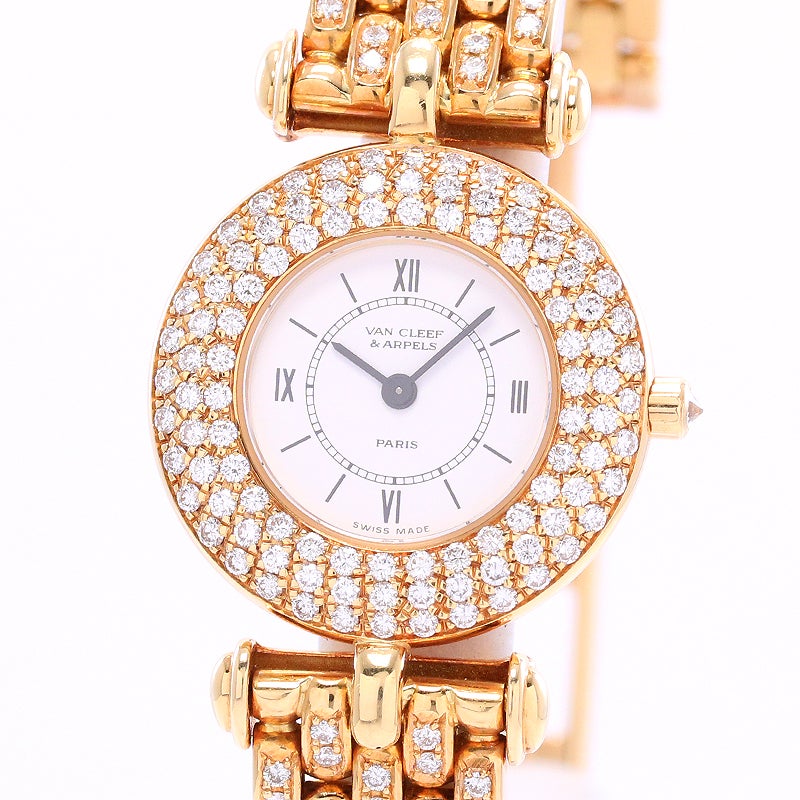 ヴァンクリーフアーペルVan Cleef & Arpels K18コンビ時計 中古】VAN CLEEF & ARPELS FANTASY ヴァンクリーフ＆アーペル