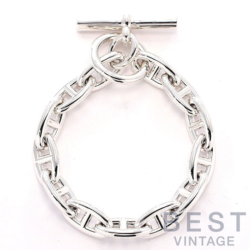 中古】HERMES CHAINE D'ANCRE BRACELET GM 13PIECES エルメス