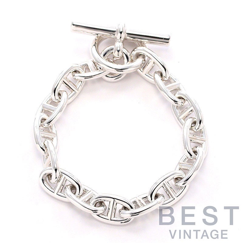 中古】HERMES CHAINE D'ANCRE BRACELET MM 15PIECES エルメス