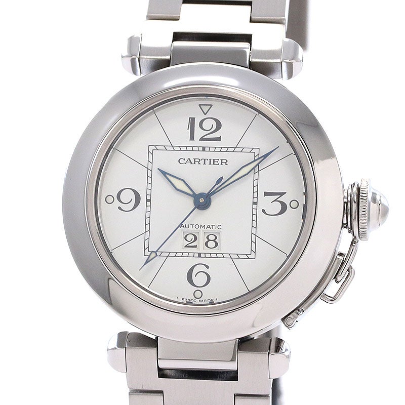 【中古】CARTIER PASHA C DE CARTIER 35MM BIG DATE カルティエ パシャC ドゥ カルティエ 35MM ビッグデイト W31055M7