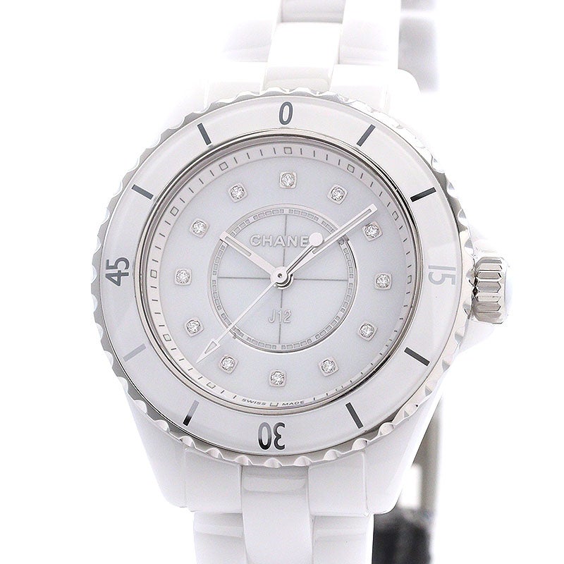 中古】CHANEL J12 WHITE CERAMIC 33MM シャネル J12 ホワイト