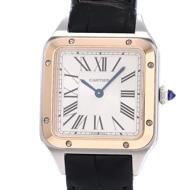 【中古】CARTIER SANTOS-DUMONT SMALL MODEL カルティエ サントス-デュモン SM W2SA0012