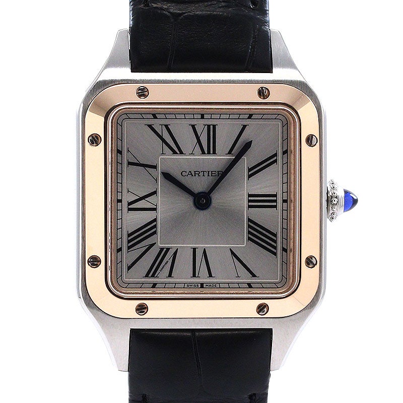 【中古】CARTIER SANTOS-DUMONT SMALL MODEL カルティエ サントス-デュモン SM W2SA0012