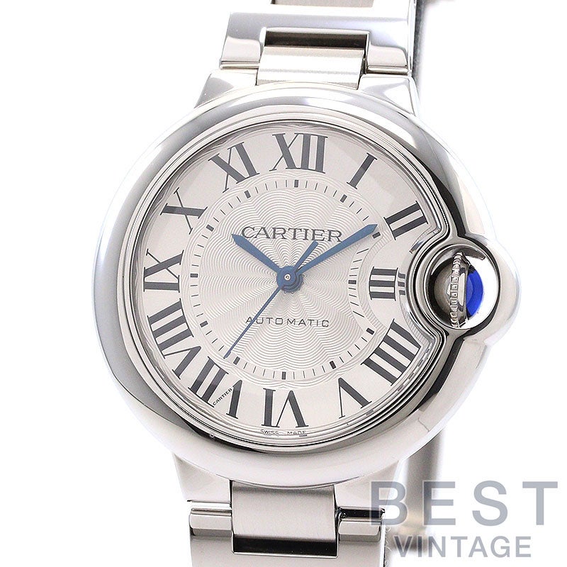 【中古】CARTIER BALLON BLEU DE CARTIER 33MM カルティエ バロン ブルー ドゥ カルティエ 33MM WSBB0044