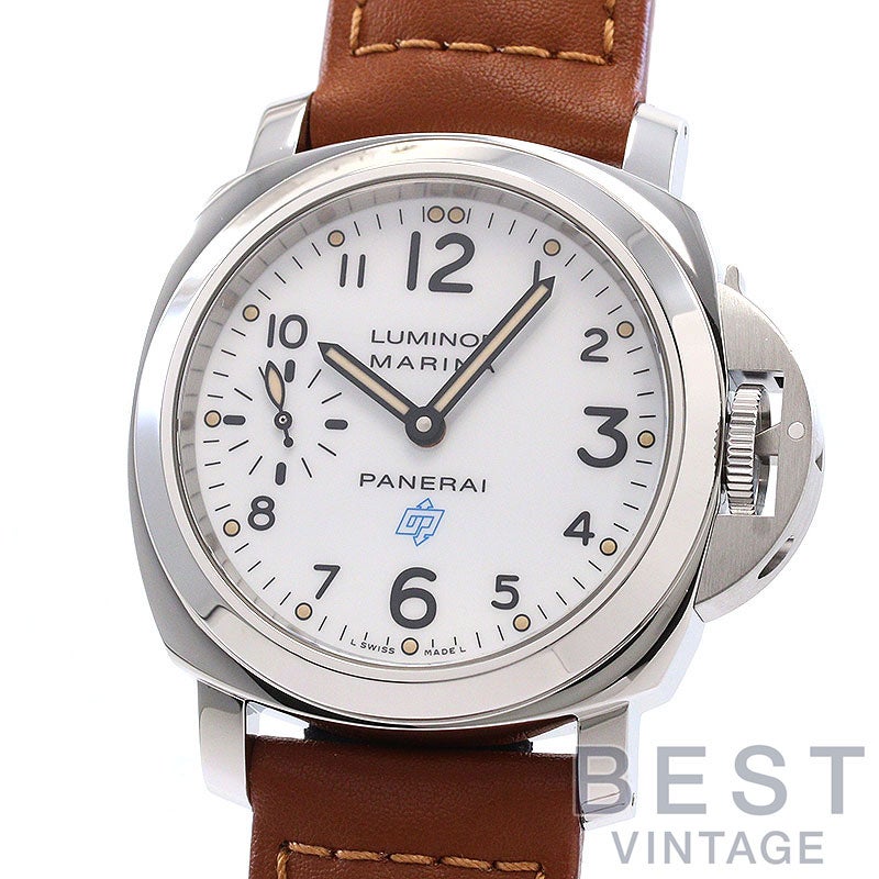 中古】OFFICINE PANERAI LUMINOR MARINA LOGO ACCIAIO 44MM