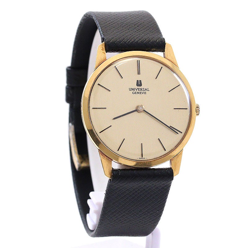 中古】UNIVERSAL GENEVE VINTAGE ROUND WATCH MANUAL WINDING 30.5MM
