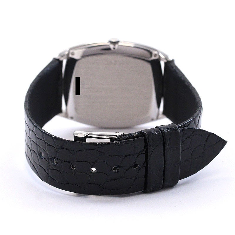 【OH済】 ピアジェ 【PIAGET】 レジェンドクッション オニキスダイヤル 9591 (GGP98027) メンズ ブラック K18ホワイトゴールド 腕時計 時計 LEGENDE COUSSIN ONYX DIAL BLACK K18WG 【中古】 中古】PIAGET LEGENDE COUSSIN ONYX DIAL ピアジェ レジェンド