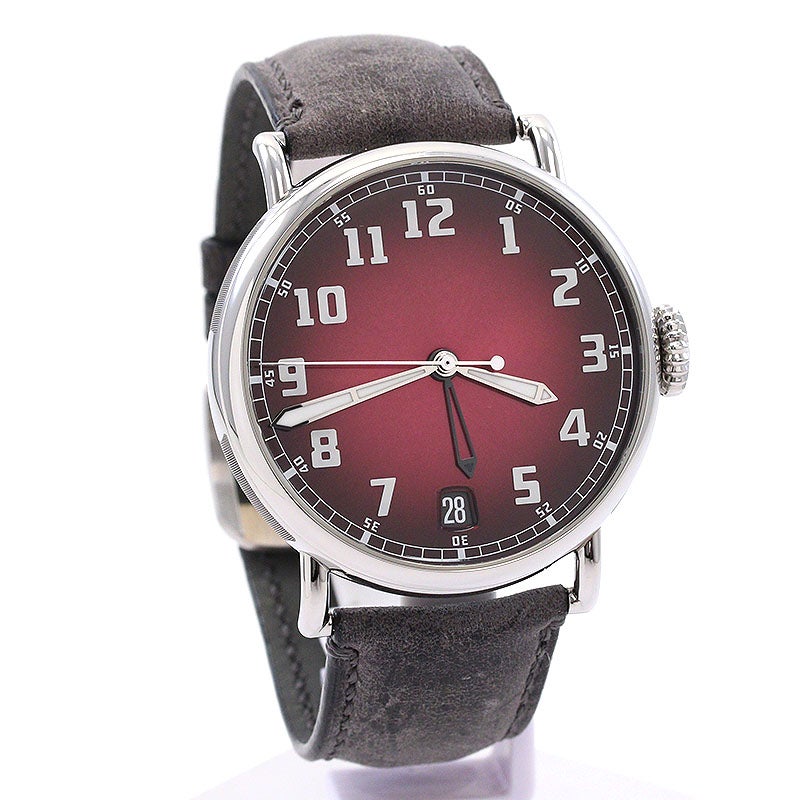【中古】H.MOSER HERITAGE DUAL TIME H.モーザー ヘリテージ・デュアルタイム 8809-1200
