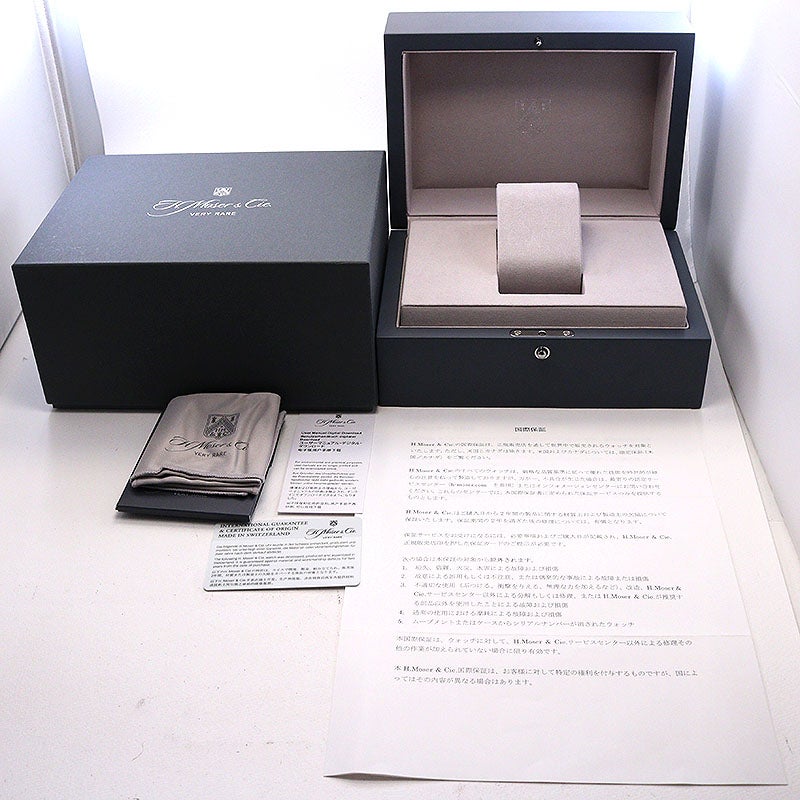 【中古】H.MOSER HERITAGE DUAL TIME H.モーザー ヘリテージ・デュアルタイム 8809-1200