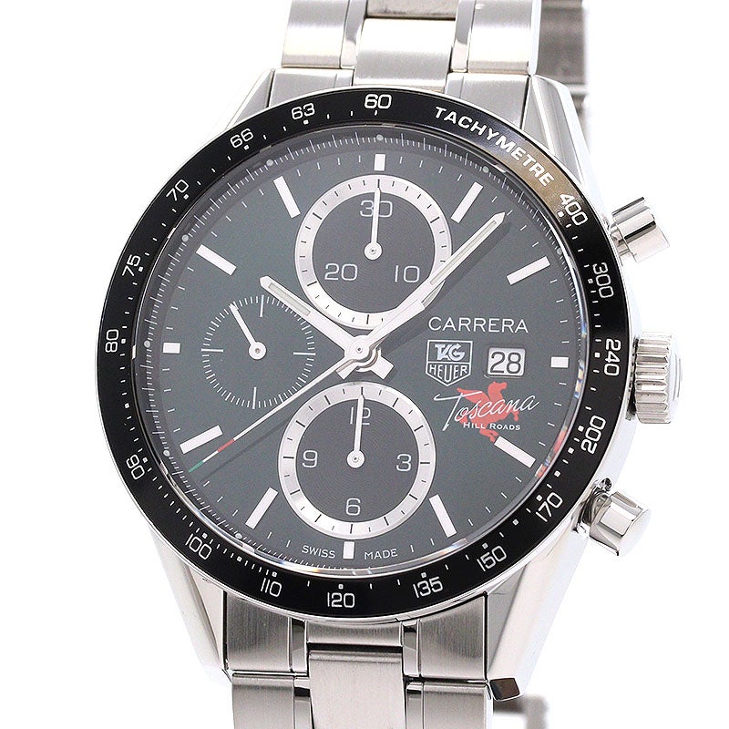 【中古】TAG HEUER CARRERA CALIBRE 16 CHRONOGRAPH TOSCANA HILL ROADS タグ・ホイヤー カレラ キャリバー16 クロノグラフ トスカーナ ヒルロード CV201Q.BA0794