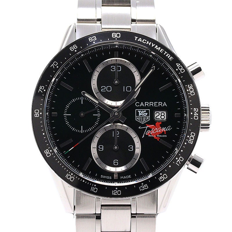 【中古】TAG HEUER CARRERA CALIBRE 16 CHRONOGRAPH TOSCANA HILL ROADS タグ・ホイヤー カレラ キャリバー16 クロノグラフ トスカーナ ヒルロード CV201Q.BA0794