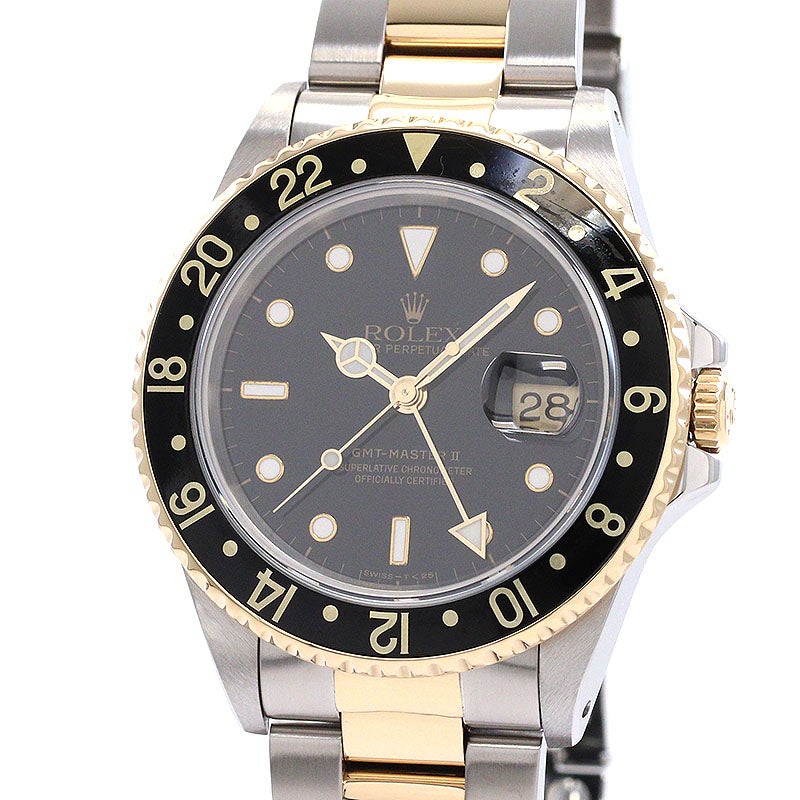 中古】ROLEX GMT-MASTER II ロレックス GMTマスター II M16713
