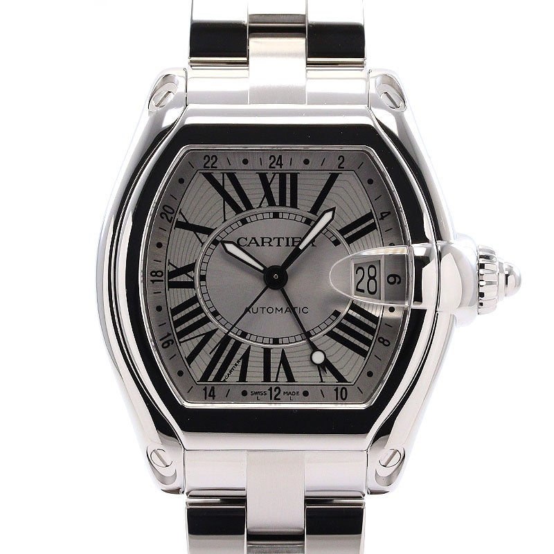 中古】CARTIER ROADSTER DE CARTIER EXTRA-LARGE MODEL GMT カルティエ