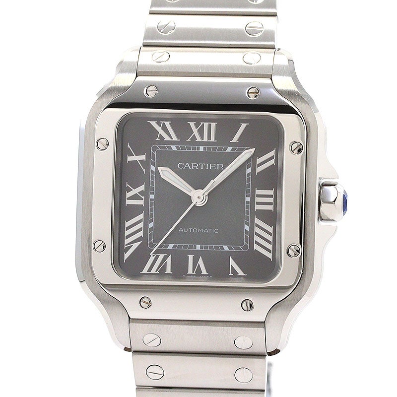 中古】CARTIER SANTOS DE CARTIER MEDIUM MODEL カルティエ サントス