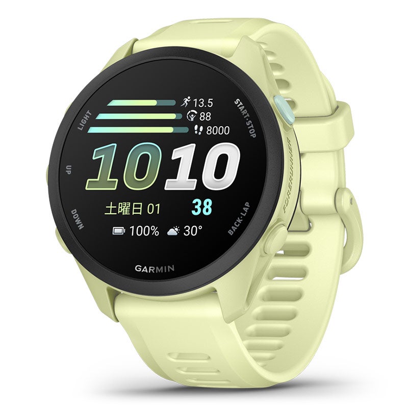GARMIN デジタル腕時計 イエロー GARMIN Forerunner 70 Citron ガーミン フォアランナー 70 シトロン