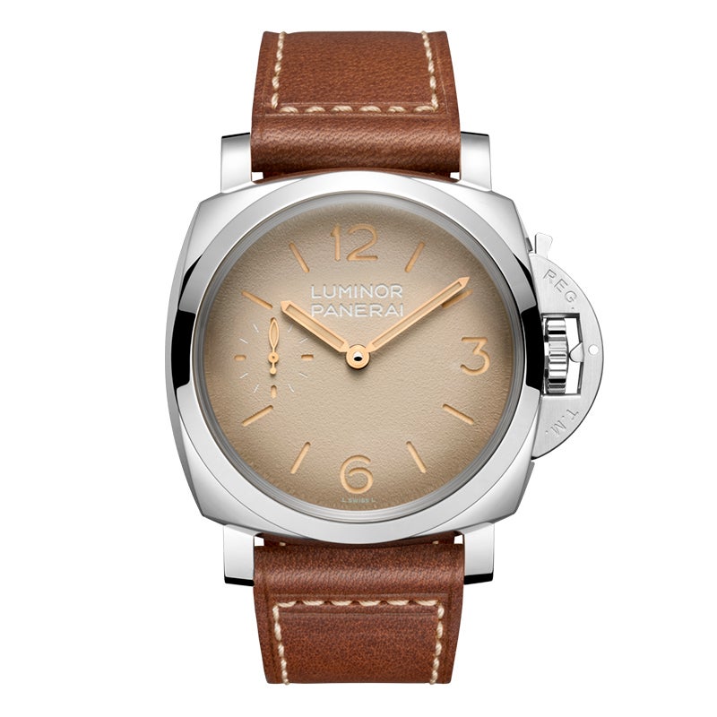 Sumire★René /ルネ バックパールスライダー飾り ベージュ36 PANERAI LUMINOR パネライ ルミノール PAM01735｜正規取り扱いブランド