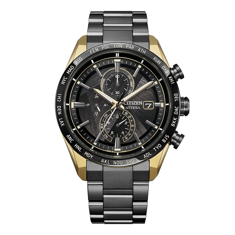 CITIZEN ATTESA ACT Line Black Titanium Series シチズン アテッサ アクトライン ブラックチタンシリーズ AT8384-58E