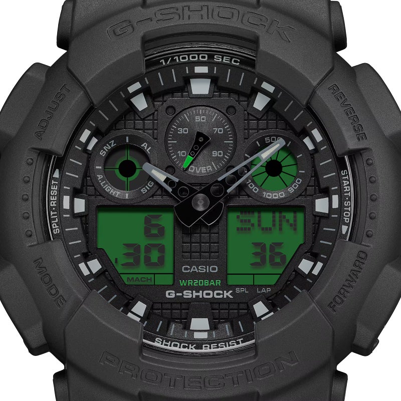 G-SHOCK ANALOG DIGITAL GA-100 SERIES ジーショック アナログデジタル 