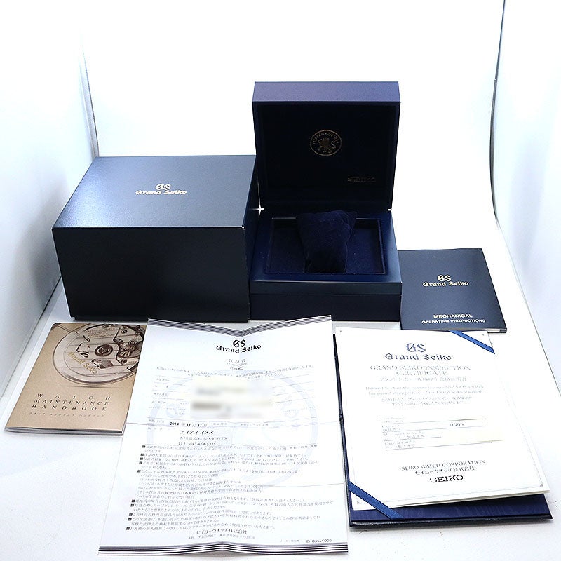 【中古】GRAND SEIKO 9S MECHANICAL HIGH-BEAT 36000 CLASSIC グランドセイコー 9Sメカニカル ハイビート 36000 クラシック SBGH013 (9S85-00F0)