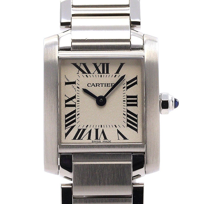 【中古】CARTIER TANK FRANCAISE SMALL MODEL カルティエ タンク フランセーズ SM W51008Q3