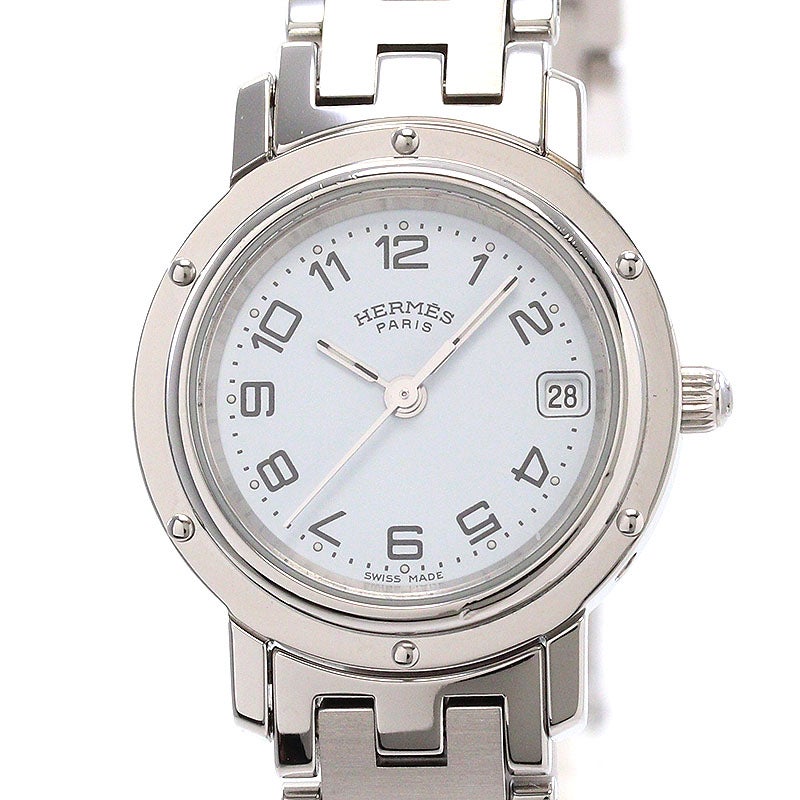 中古】HERMES CLIPPER QUARTZ エルメス クリッパー クォーツ CL4.210