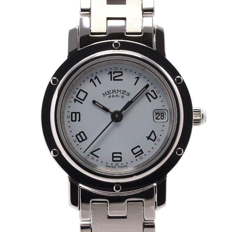 中古】HERMES CLIPPER QUARTZ エルメス クリッパー クォーツ CL4.210