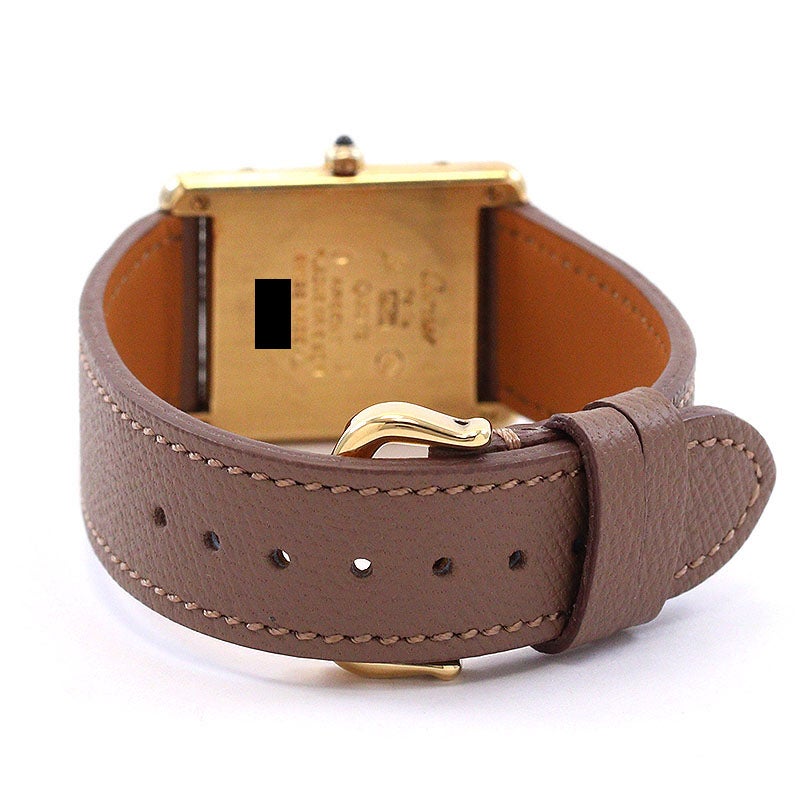 中古】CARTIER MUST TANK LARGE MODEL VERMEIL カルティエ マスト