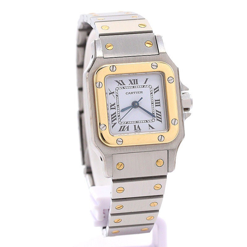 中古】CARTIER SANTOS CARREE / SANTOS GALBEE SMALL MODEL カルティエ