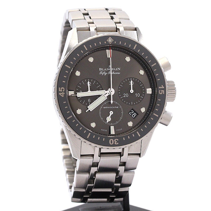 【中古】BLANCPAIN FIFTY FATHOMS BATHYSCAPHE CHRONOGRAPH FLYBACK ブランパン フィフティ ファゾムス バチスカーフ クロノグラフ フライバック 5200-1110-70B (N05200O011010N070B)