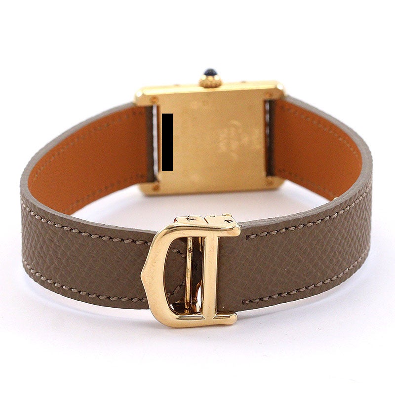 中古】CARTIER MUST TANK SMALL MODEL VERMEIL カルティエ マスト