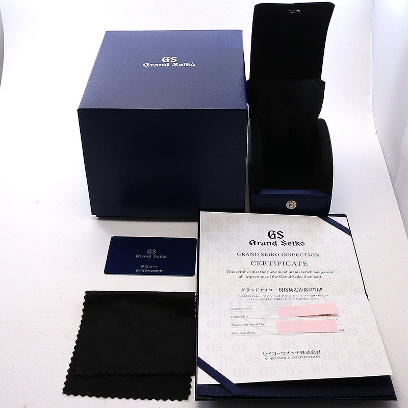 【中古】GRAND SEIKO SPORTS COLLECTION CALIBER 9S 25TH ANNIVERSARY SEA OF CLOUDS UNKAI グランドセイコー スポーツコレクション キャリバー9S 25周年限定モデル 雲海 SBGJ275 (9S86-00W0)