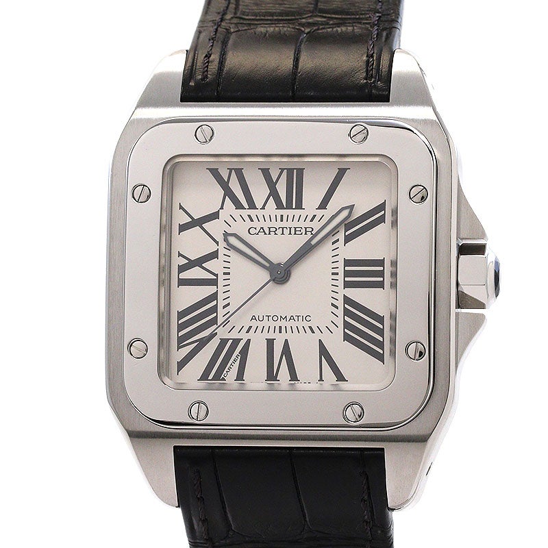 中古】CARTIER SANTOS 100 LARGE MODEL カルティエ サントス100 LM