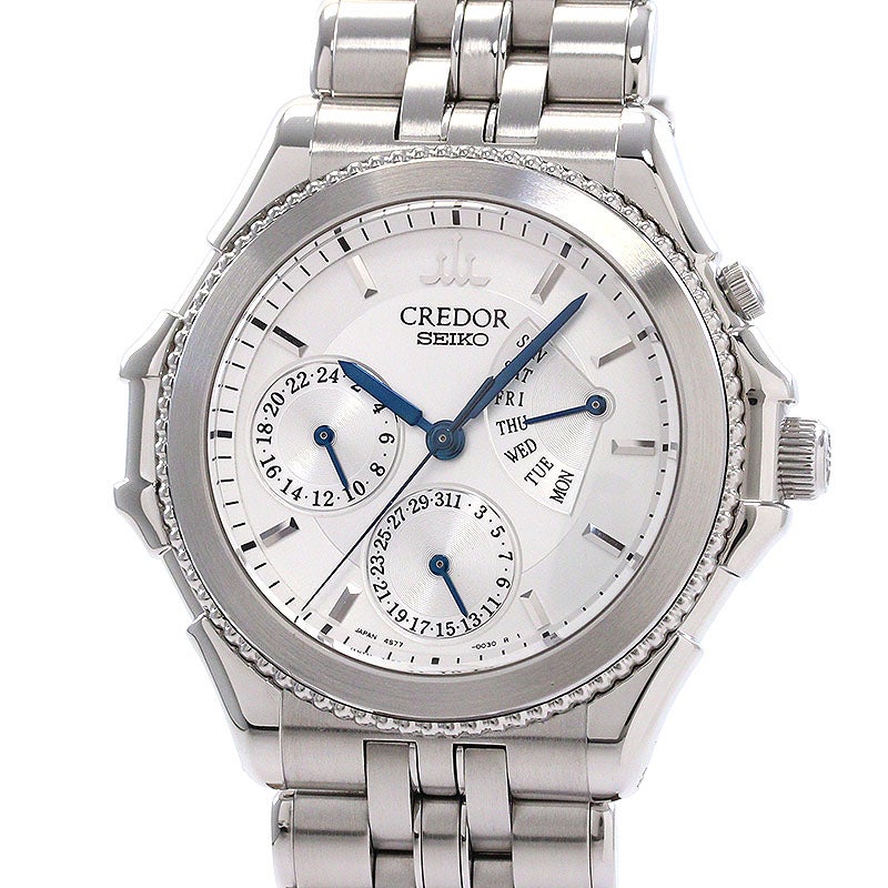 【中古】CREDOR PACIFIQUE DAY-DATE クレドール パシフィーク デイデイト GCBG997 (4S77-0A20)