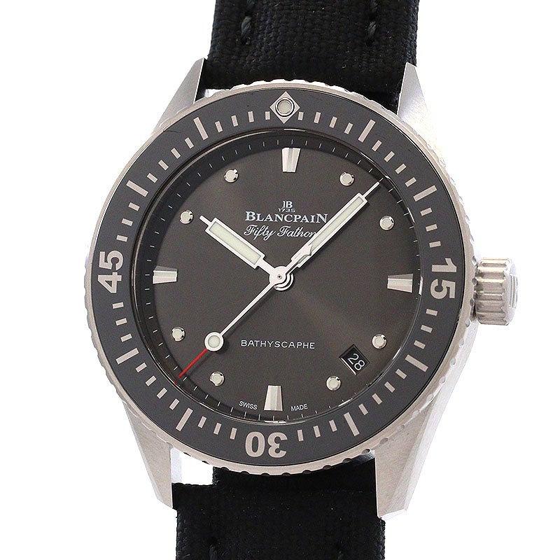 【中古】BLANCPAIN FIFTY FATHOMS BATHYSCAPHE ブランパン フィフティ ファゾムス バチスカーフ 5100B-1110-B52A (N05100B011010NB52)