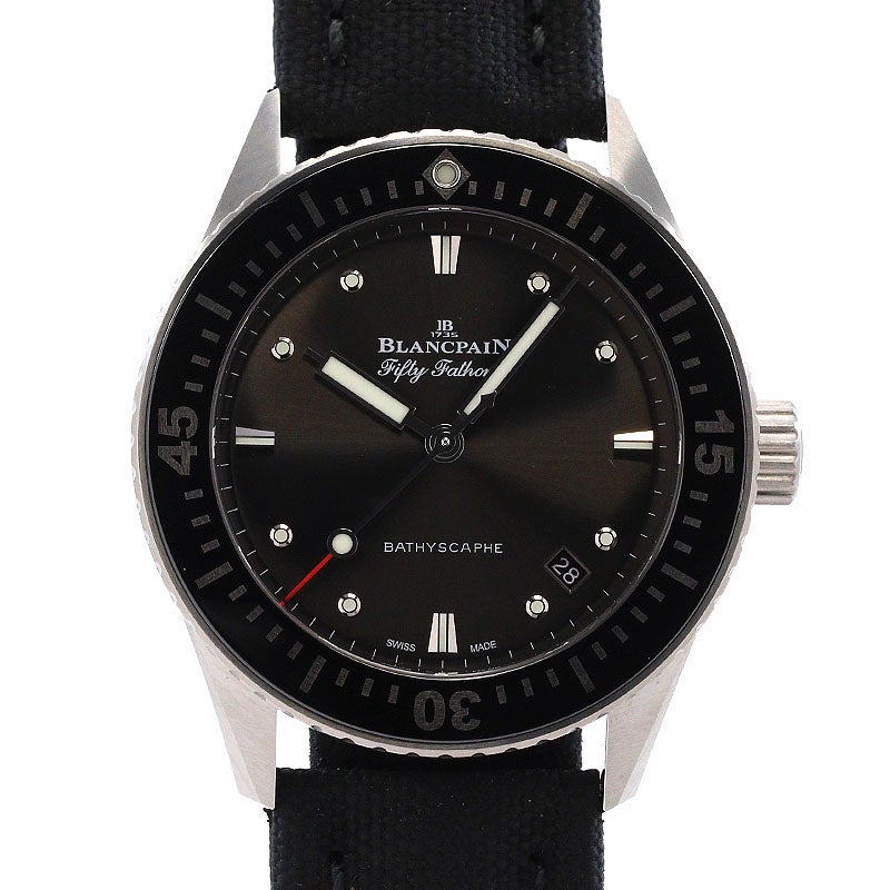 【中古】BLANCPAIN FIFTY FATHOMS BATHYSCAPHE ブランパン フィフティ ファゾムス バチスカーフ 5100B-1110-B52A (N05100B011010NB52)