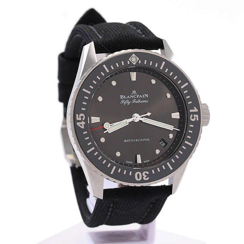 【中古】BLANCPAIN FIFTY FATHOMS BATHYSCAPHE ブランパン フィフティ ファゾムス バチスカーフ 5100B-1110-B52A (N05100B011010NB52)
