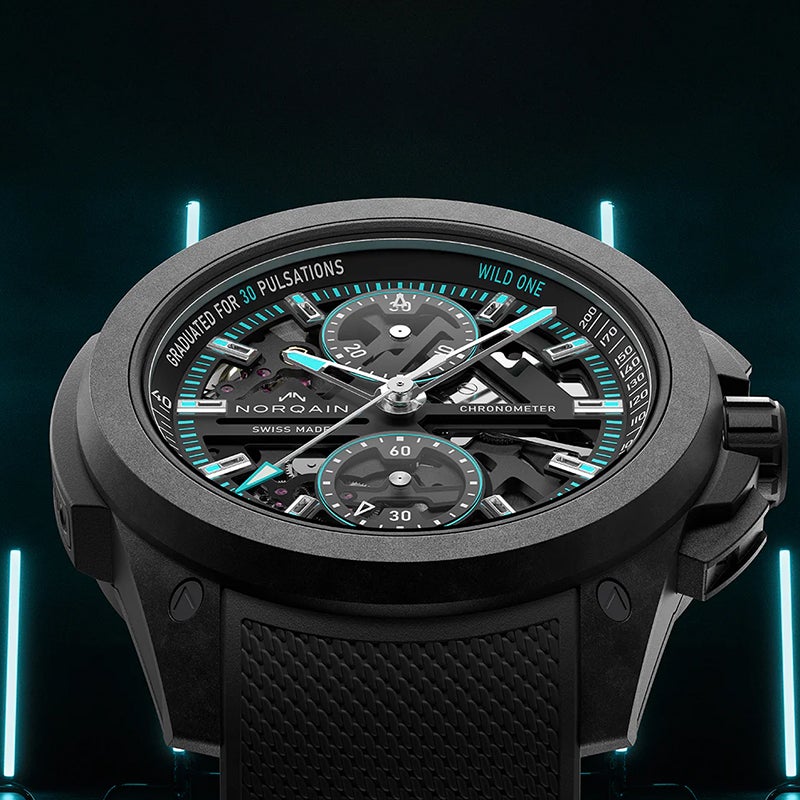 NORQAIN WILD ONE SKELETON CHRONO ノルケイン ワイルドワン スケルトン クロノ N3002.40Q01.B07