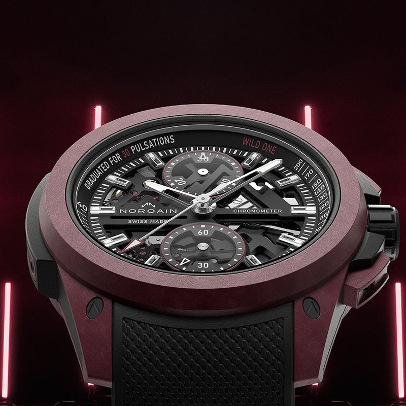NORQAIN WILD ONE SKELETON CHRONO LIMITED EDITION ノルケイン ワイルドワン スケルトン クロノ リミテッドエディション N3002.40Q02.B01