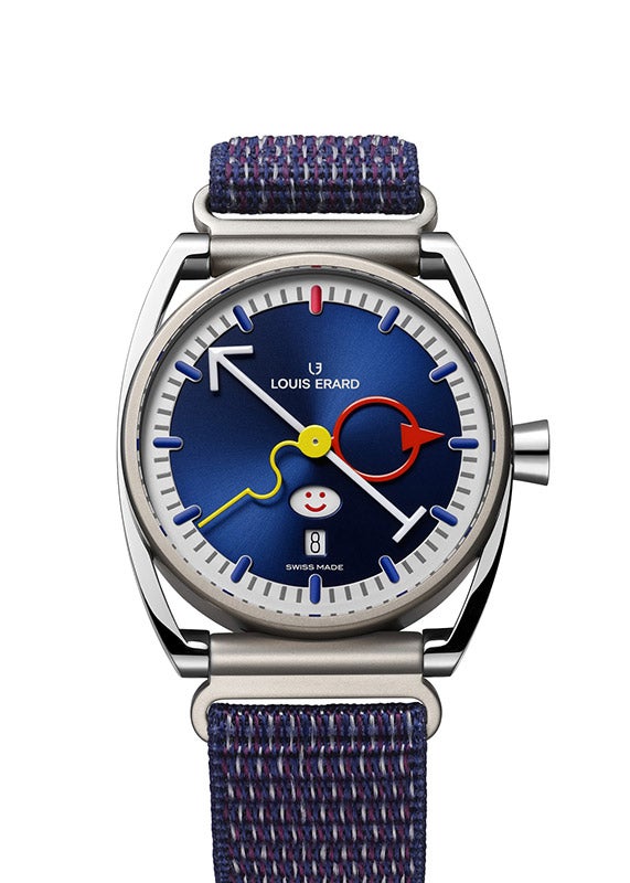 LOUIS ERARD Hall of Fame Collection Louis Erard×Alain Silberstein Smile Days Blue ルイ・エラール ホール・オブ・フェイム コレクション ルイ・エラール×アラン・シルベスタイン スマイルデイ ブルー LE75357TT05BTT90