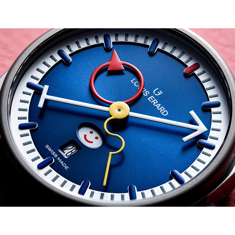 LOUIS ERARD Hall of Fame Collection Louis Erard×Alain Silberstein Smile Days Blue ルイ・エラール ホール・オブ・フェイム コレクション ルイ・エラール×アラン・シルベスタイン スマイルデイ ブルー LE75357TT05BTT90