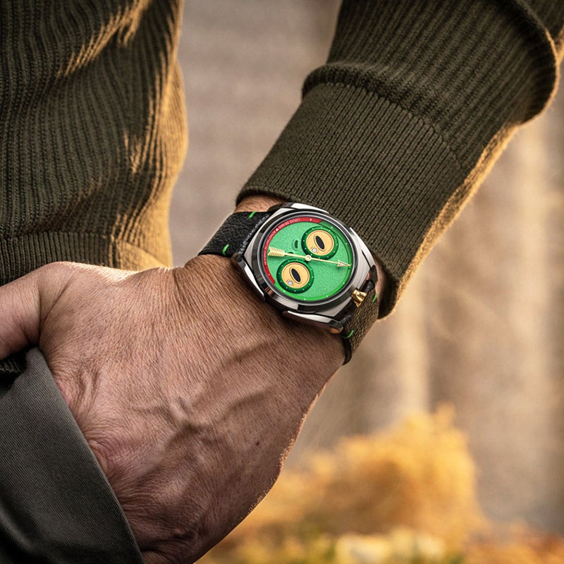 LOUIS ERARD Noirmont X Regulator Louis Erard×Konstantin Chaykin Unfrogettable Green ルイ・エラール ノワールモン X レギュレーター ルイ・エラール×コンスタンティン・チャイキン アンフロゲッタブル グリーン LE85340AA01BVA191