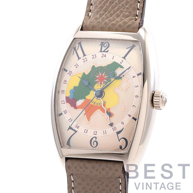 中古】FRANCK MULLER CINTREE CURVEX WORLD WIDE ASIA フランク