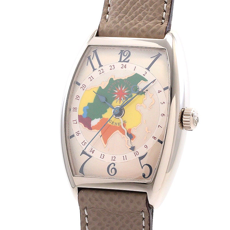 【GW期間限定お値下げ】オールドパイン　ミラー　アンティーク 中古】FRANCK MULLER CINTREE CURVEX WORLD WIDE ASIA フランク