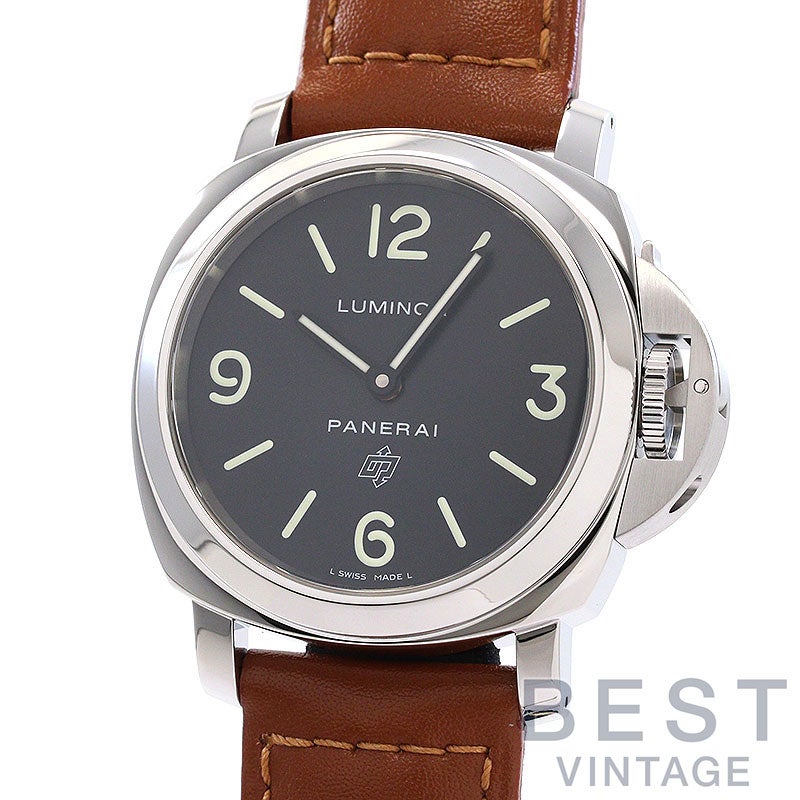 OFFICINE PANERAI オフィチーネパネライ ルミノール ベース ロゴ アッチャイオ PAM01000 ステンレススチール【中古】 中古】OFFICINE PANERAI LUMINOR BASE LOGO ACCIAIO 44MM オフィチーネ