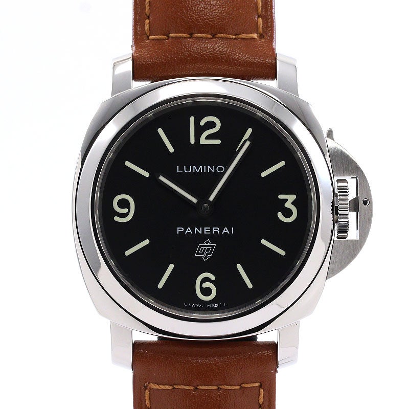 【中古】OFFICINE PANERAI LUMINOR BASE LOGO ACCIAIO 44MM オフィチーネ・パネライ ルミノール ベース ロゴ アッチャイオ 44MM PAM01000