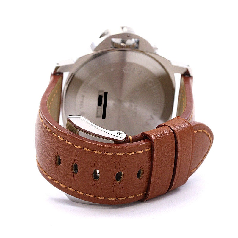 中古】OFFICINE PANERAI LUMINOR BASE LOGO ACCIAIO 44MM オフィチーネ