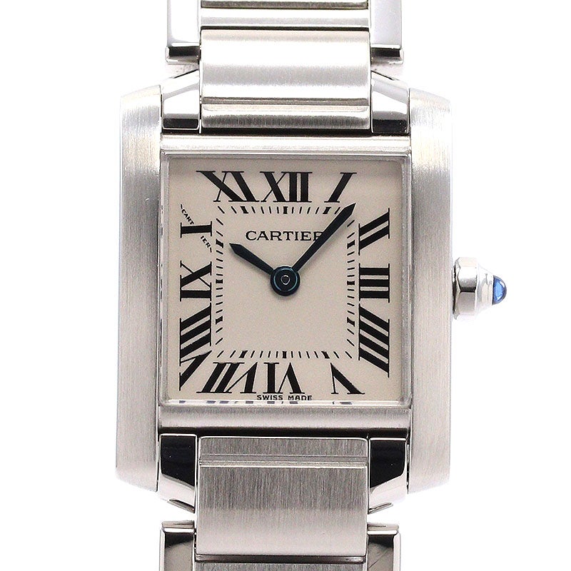 【中古】CARTIER TANK FRANCAISE SMALL MODEL カルティエ タンク フランセーズ SM W51008Q3