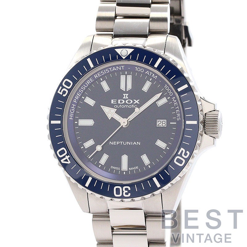 中古】EDOX NEPTUNIAN AUTOMATIC エドックス ネプチュニアン