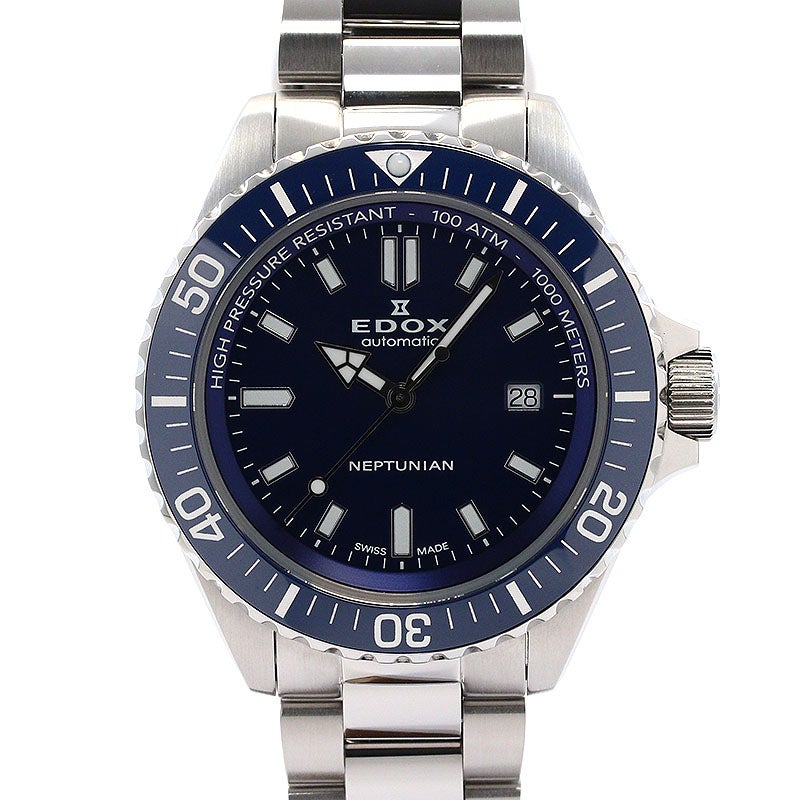 中古】EDOX NEPTUNIAN AUTOMATIC エドックス ネプチュニアン