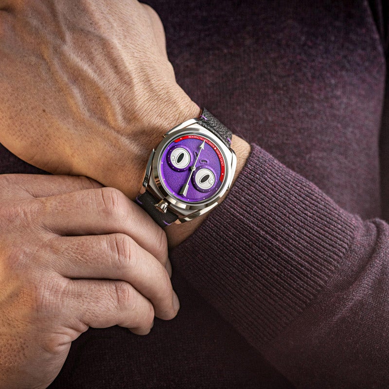 LOUIS ERARD Noirmont X Regulator Louis Erard×Konstantin Chaykin Unfrogettable Purple ルイ・エラール ノワールモン X レギュレーター ルイ・エラール×コンスタンティン・チャイキン アンフロゲッタブル パープル LE85340AA02BVA192